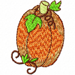 Pumpkin Embroidery Design 7 Pumpkin Embroidery Design 7